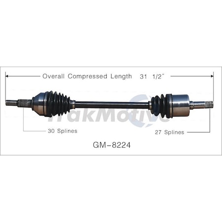 Surtrack Axle Cv Axle Shaft, Gm-8224 GM-8224
